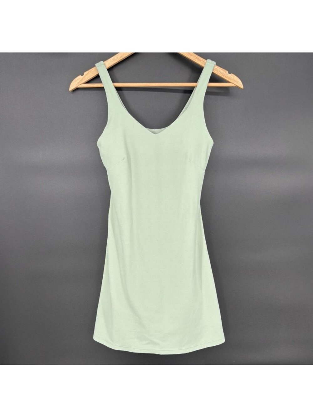 Lululemon Womens Align Dress 4 Light Green Athletic Tennis Golf Built In Shorts